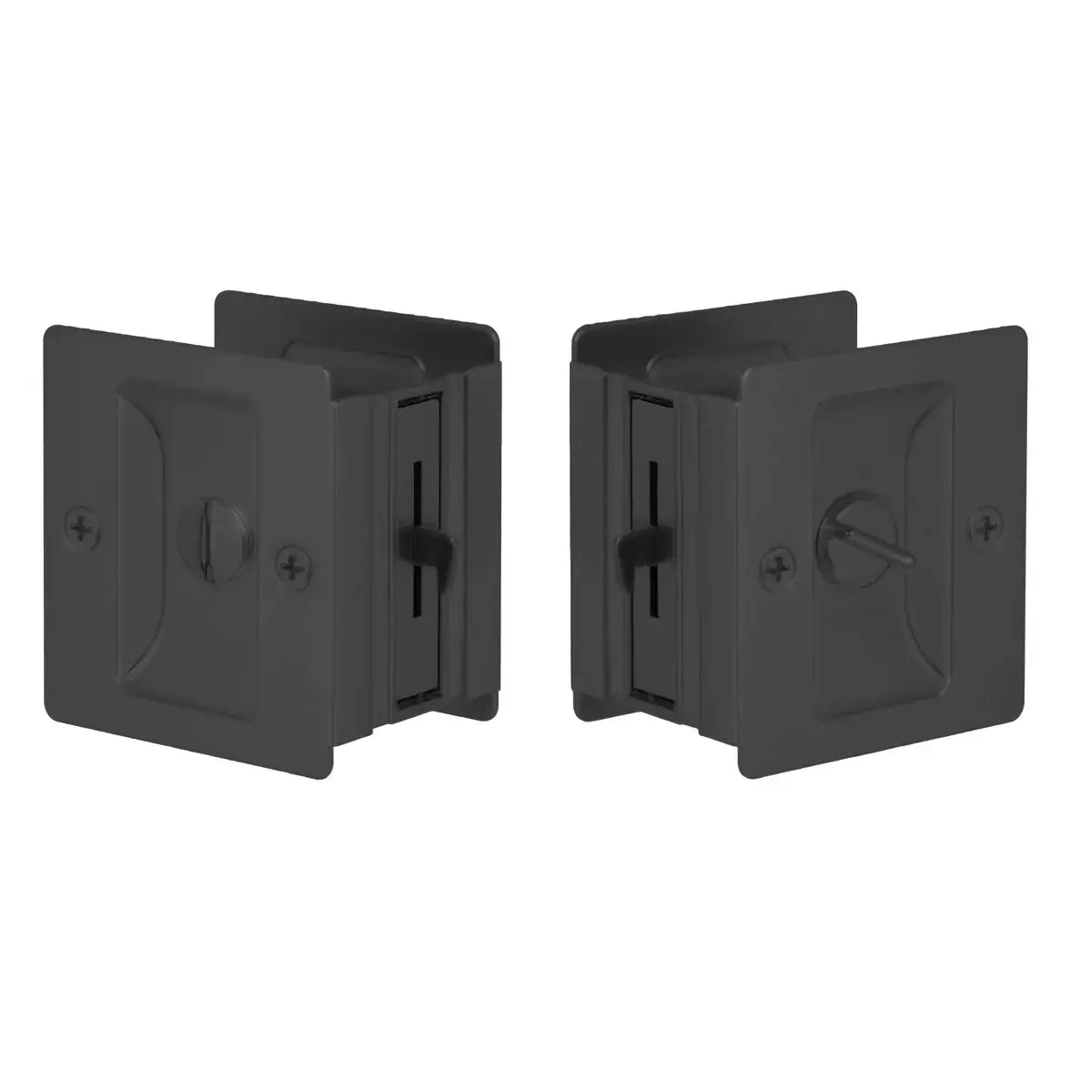 Emtek Square Standard Pocket Door Lock by Emtek