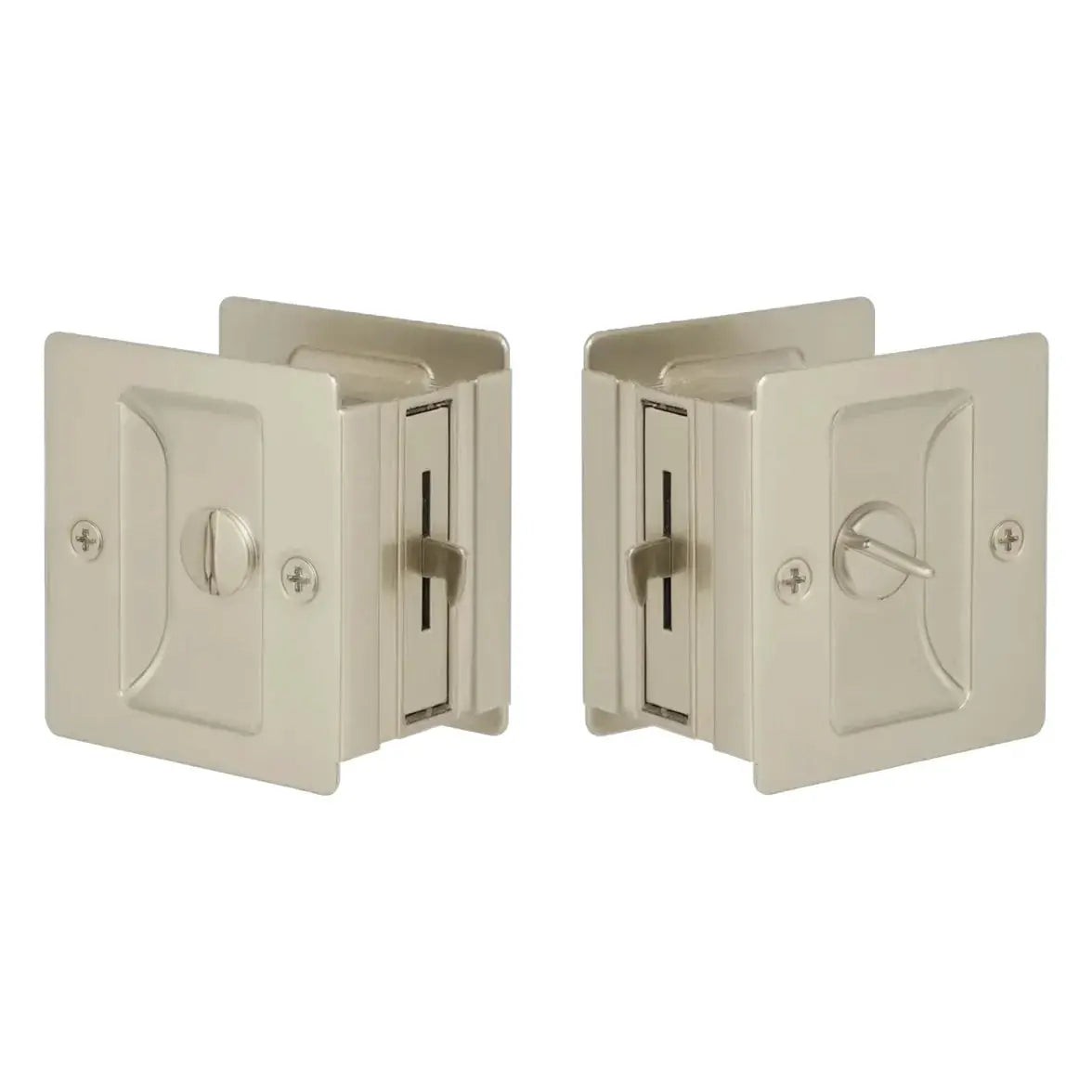 Emtek Square Standard Pocket Door Lock by Emtek