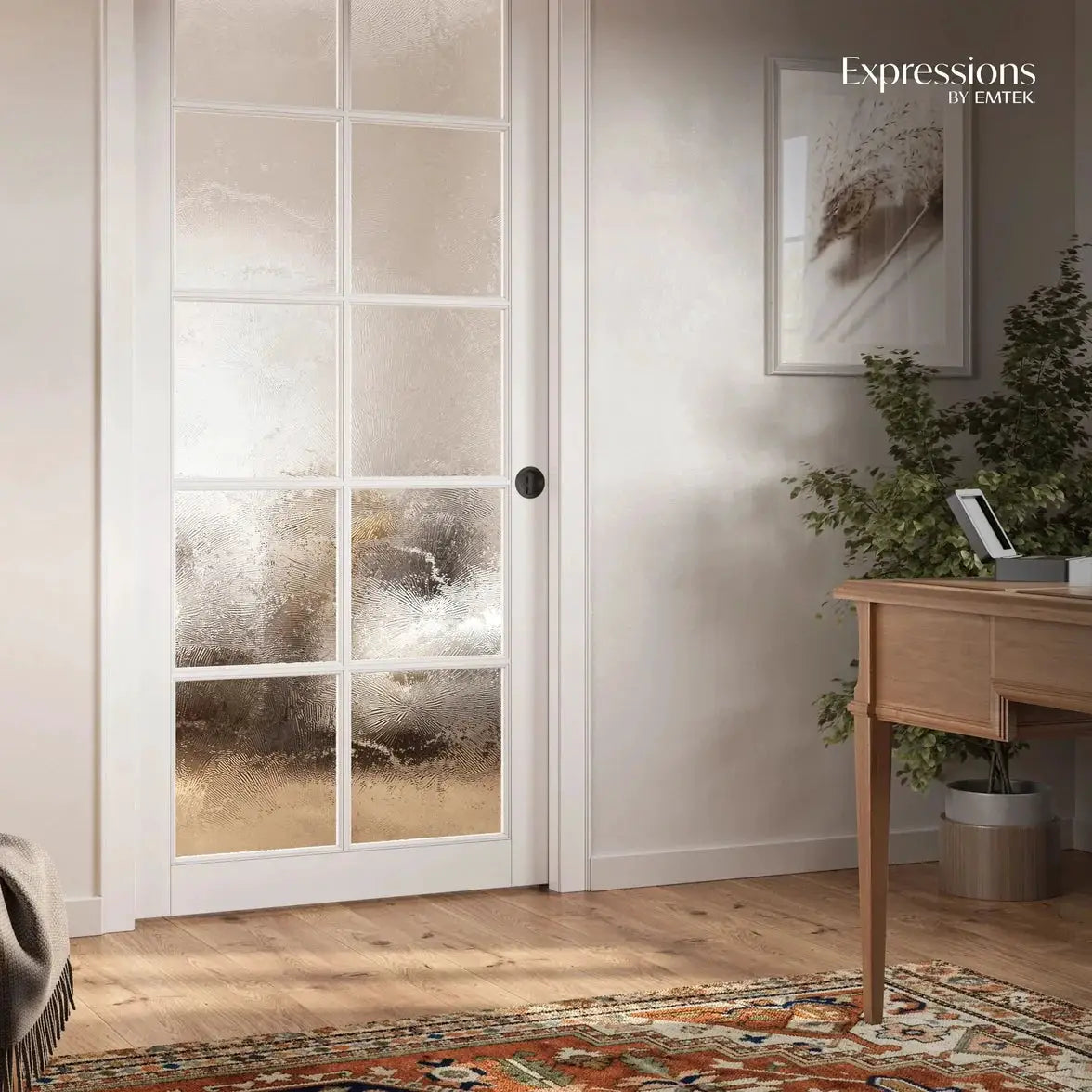 matte black pocket door