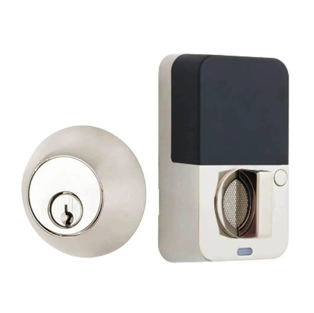 polished nickel door deadbolt