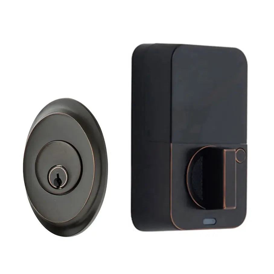 Emtek EMPowered 2 Upgrade Single Cylinder Saratoga Deadbolt by Emtek