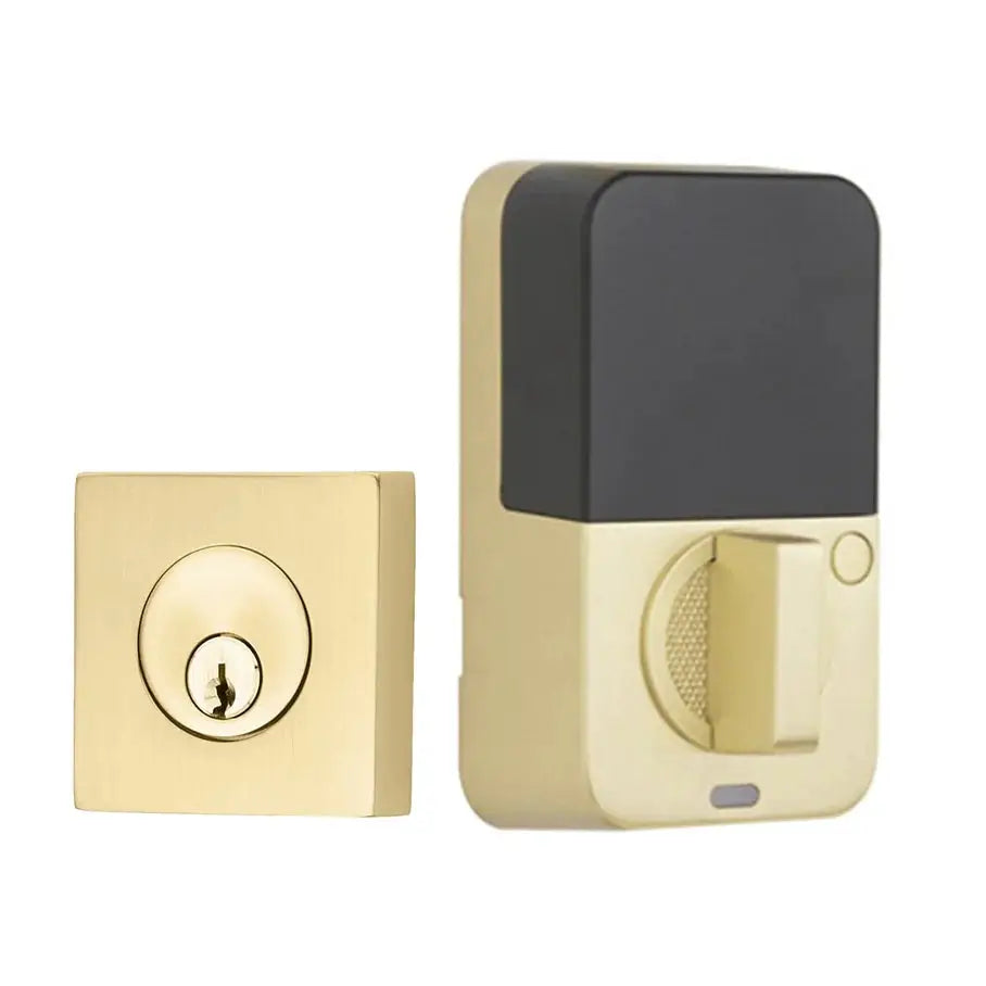 Emtek EMPowered 2 Upgrade Single Cylinder Square Deadbolt by Emtek