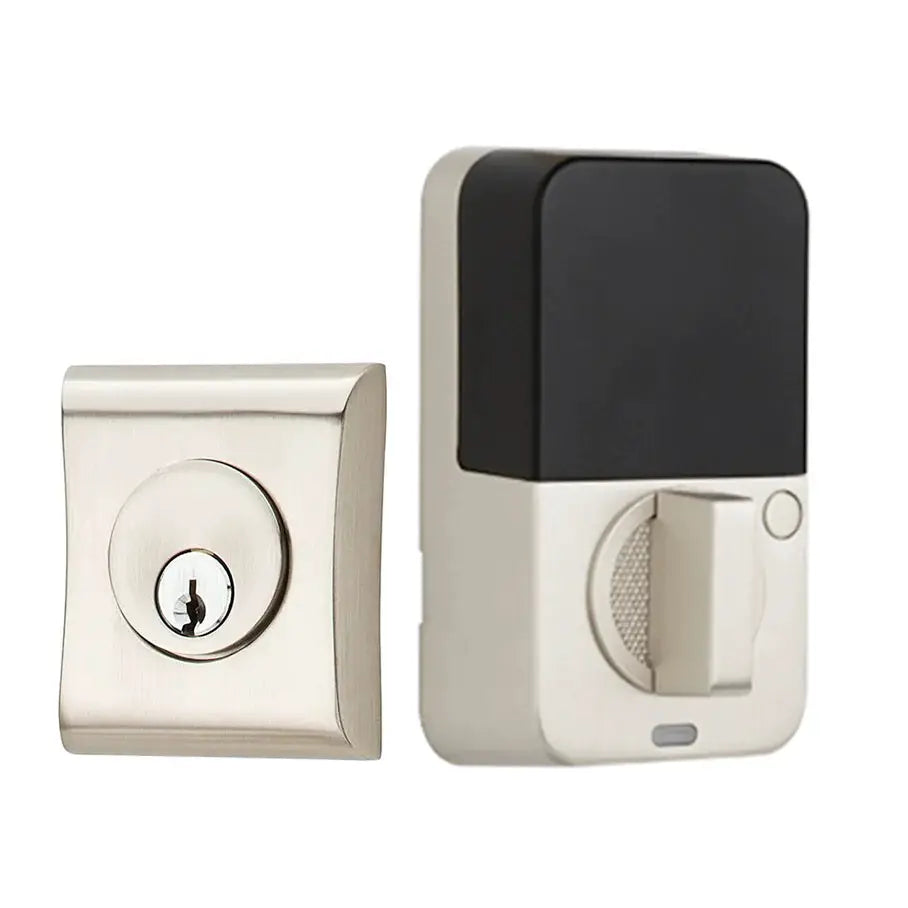 Emtek Empowered Neos Single Cylinder Deadbolt Connected by August by Emtek
