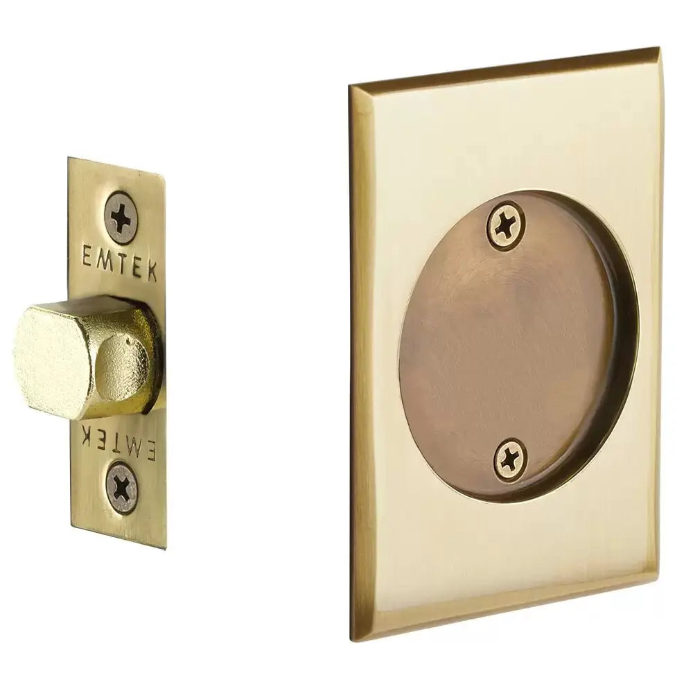 Emtek Tubular Rectangular Pocket Door Hardware by Emtek