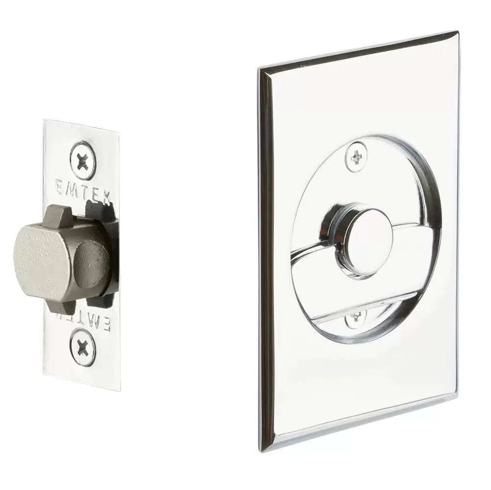 Emtek Tubular Rectangular Pocket Door Hardware by Emtek