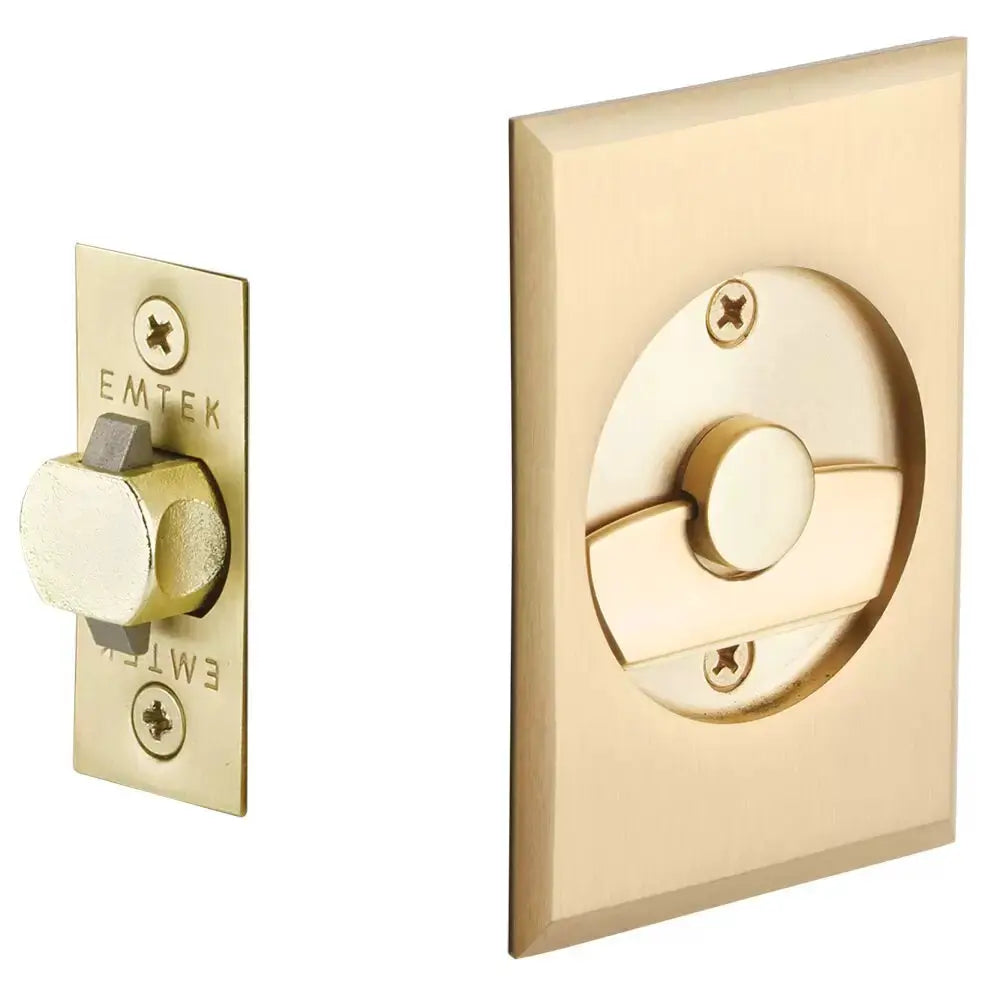 Emtek Tubular Rectangular Pocket Door Hardware by Emtek