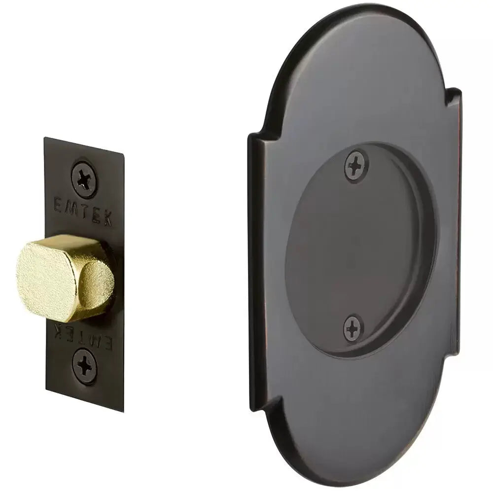 Emtek Tubular #8 Arch Pocket Door Hardware by Emtek
