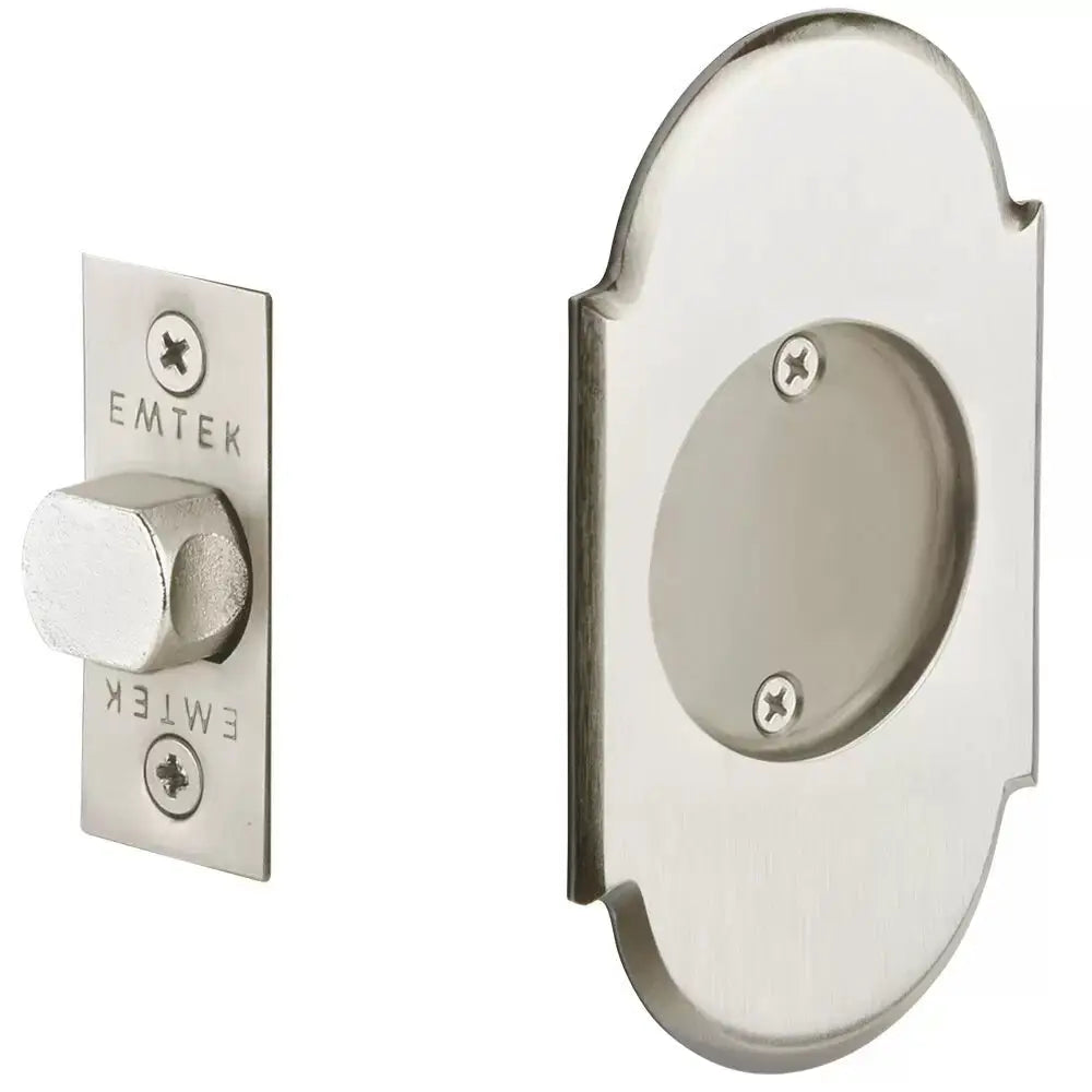 Emtek Tubular #8 Arch Pocket Door Hardware by Emtek
