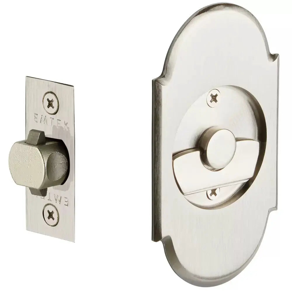 Emtek Tubular #8 Arch Pocket Door Hardware by Emtek