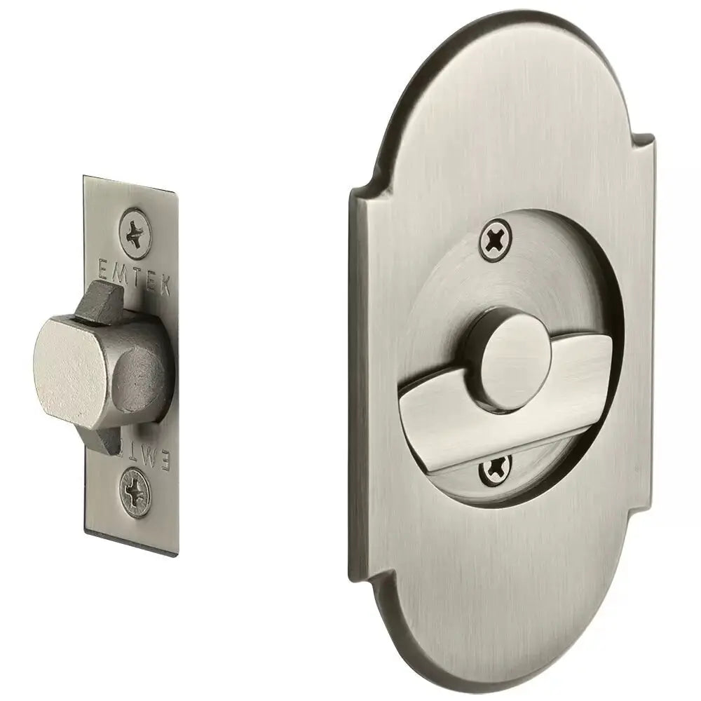 Emtek Tubular #8 Arch Pocket Door Hardware by Emtek
