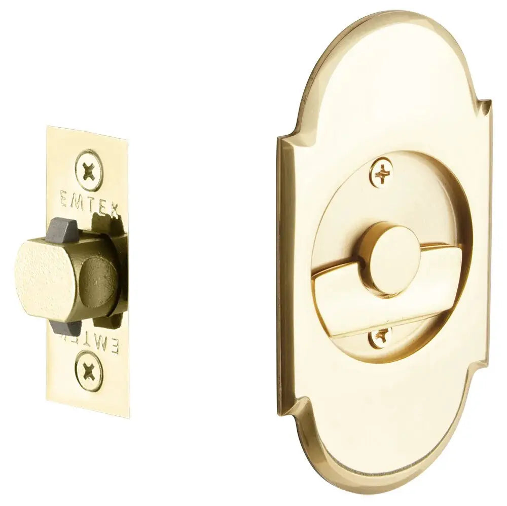 Emtek Tubular #8 Arch Pocket Door Hardware by Emtek