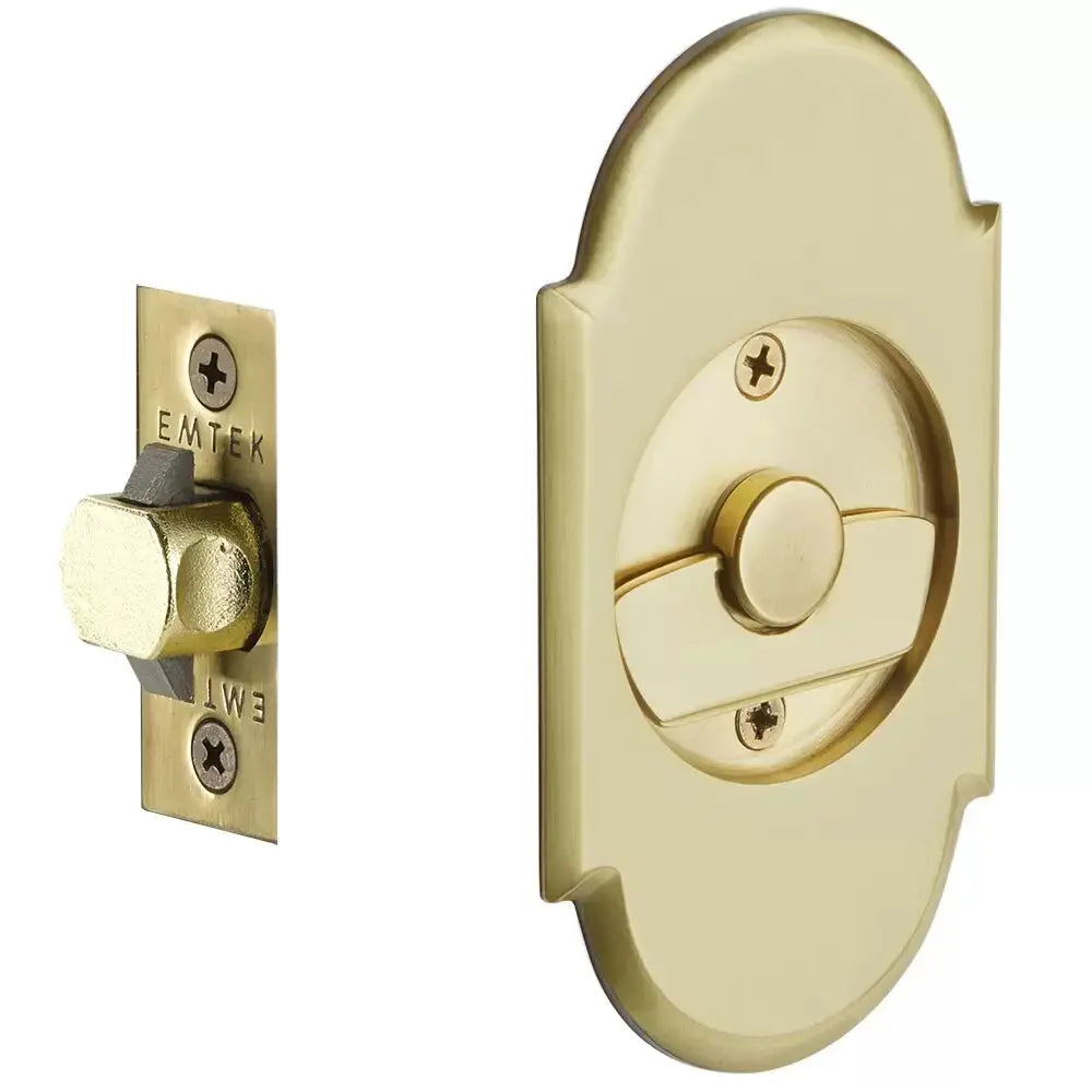 Emtek Tubular #8 Arch Pocket Door Hardware by Emtek