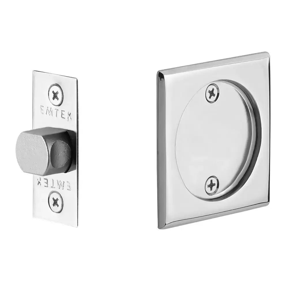 Emtek Tubular Square Pocket Door Hardware by Emtek