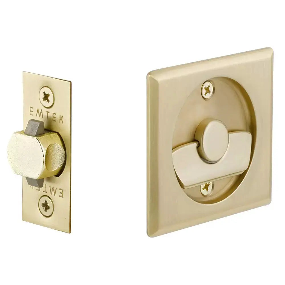 Emtek Tubular Square Pocket Door Hardware by Emtek