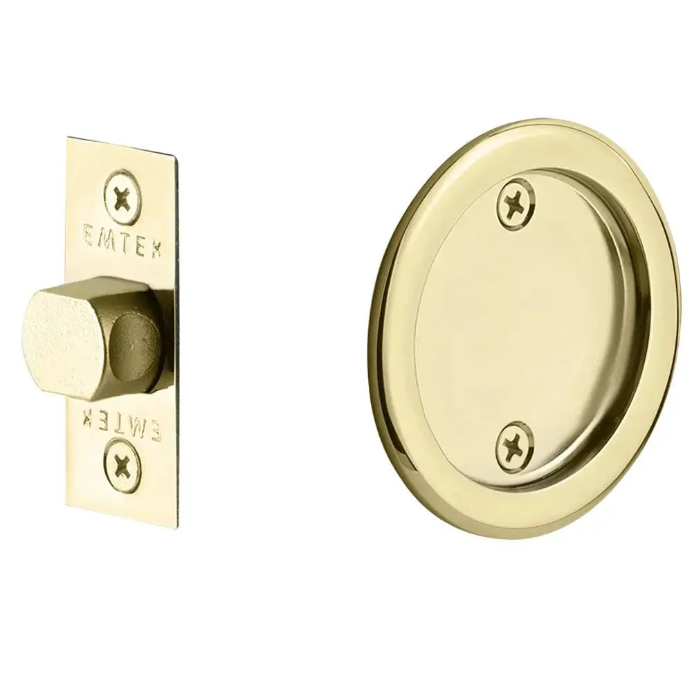 Emtek Tubular Round Pocket Door Hardware by Emtek