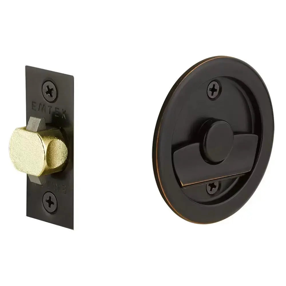 Emtek Tubular Round Pocket Door Hardware by Emtek