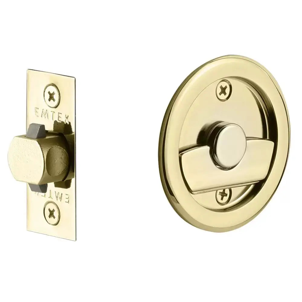 Emtek Tubular Round Pocket Door Hardware by Emtek