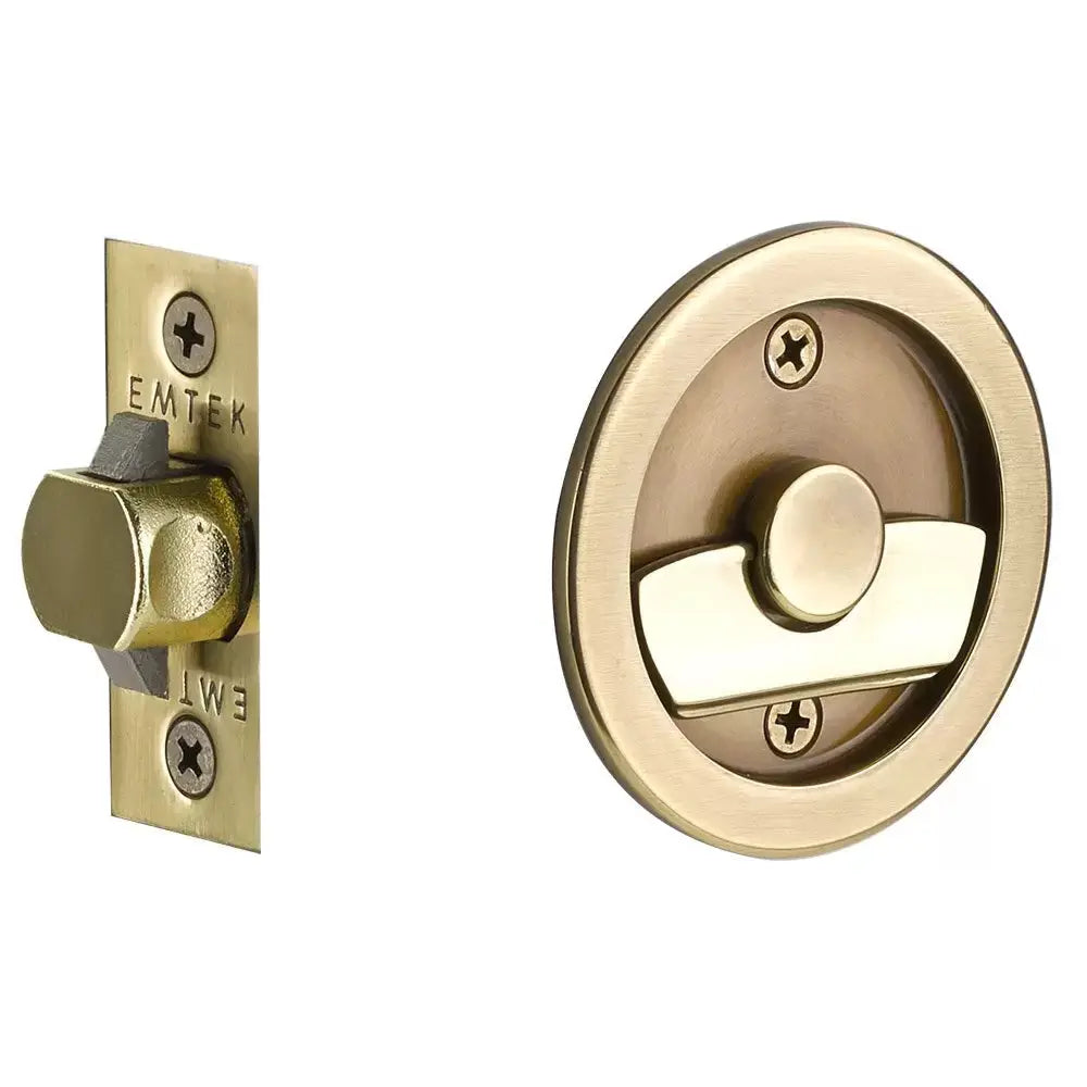 Emtek Tubular Round Pocket Door Hardware by Emtek