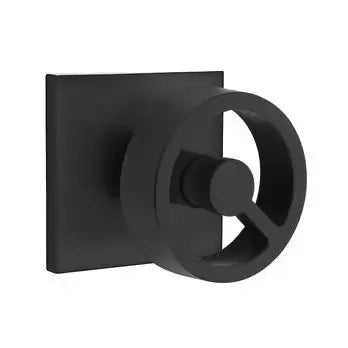 Emtek Spoke Knob with Square Rosette by Emtek