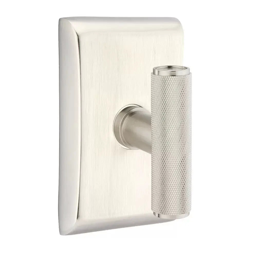 Emtek Ace Knurled Knob with Neos Rosette by Emtek