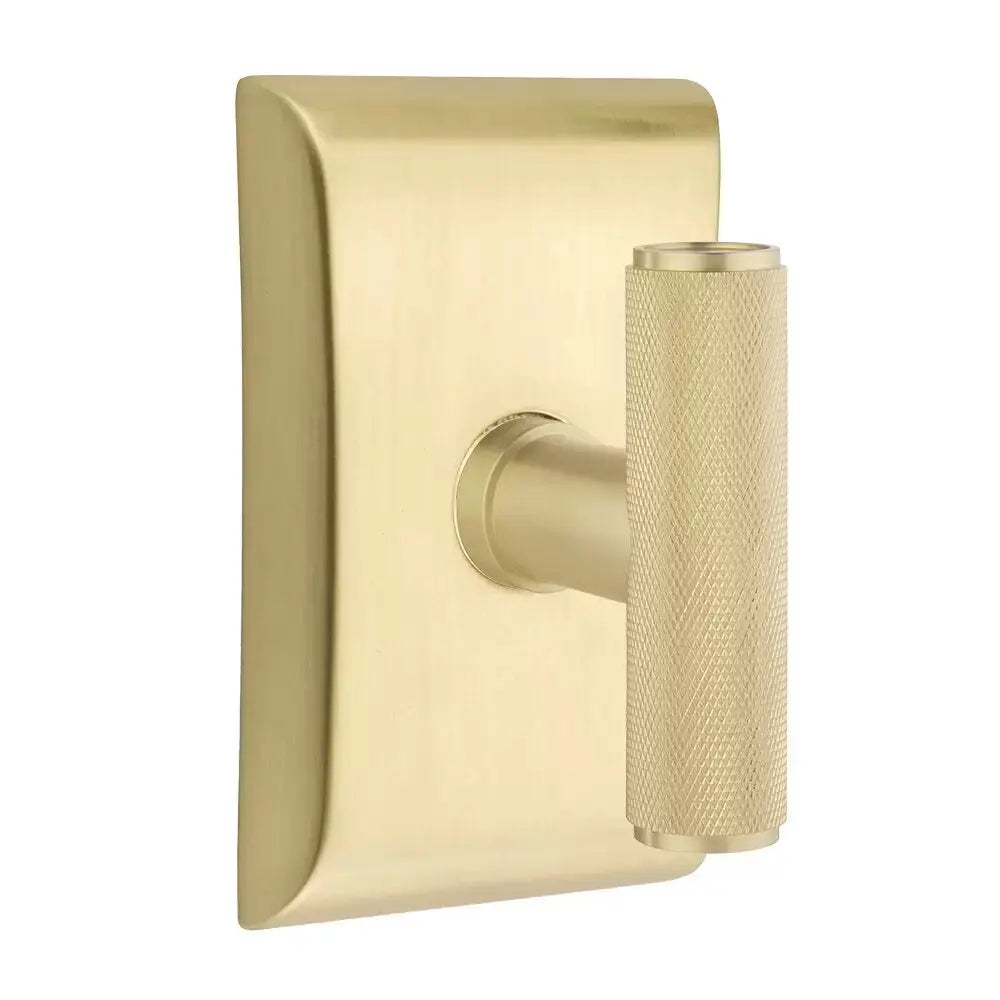Emtek Ace Knurled Knob with Neos Rosette by Emtek