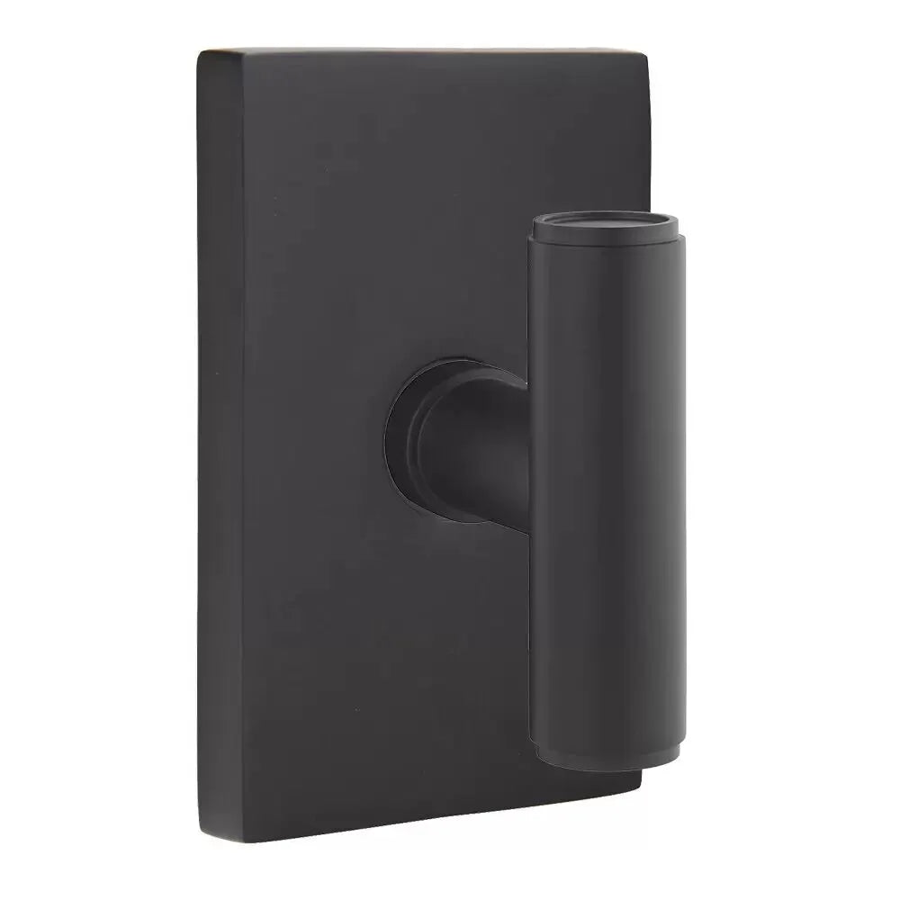 Emtek Ace Knob with Modern Rectangular Rosette by Emtek