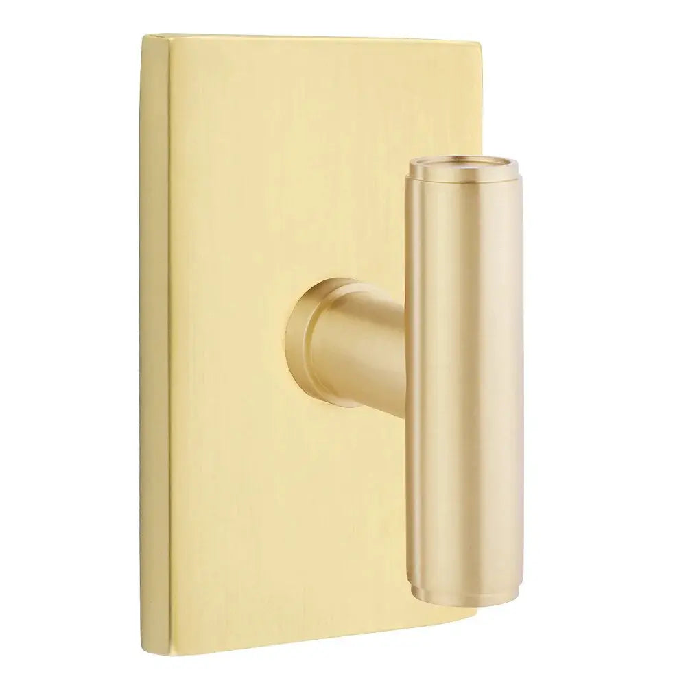 Emtek Ace Knob with Modern Rectangular Rosette by Emtek