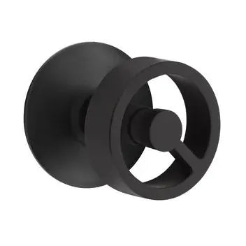 Emtek Spoke Knob with Modern Rosette by Emtek