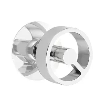 polished chrome door knob