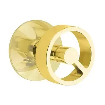 Emtek Spoke Knob with Modern Rosette by Emtek