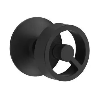 Emtek Spoke Knob with Modern Rosette by Emtek