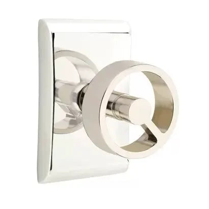 Emtek Spoke Knob with Neos Rosette by Emtek