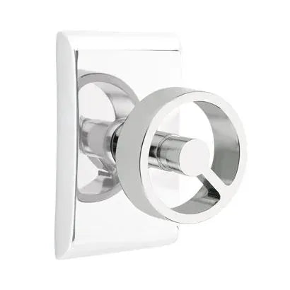 Emtek Spoke Knob with Neos Rosette by Emtek