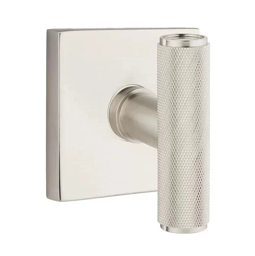 Emtek Ace Knurled Knob with Square Rosette by Emtek