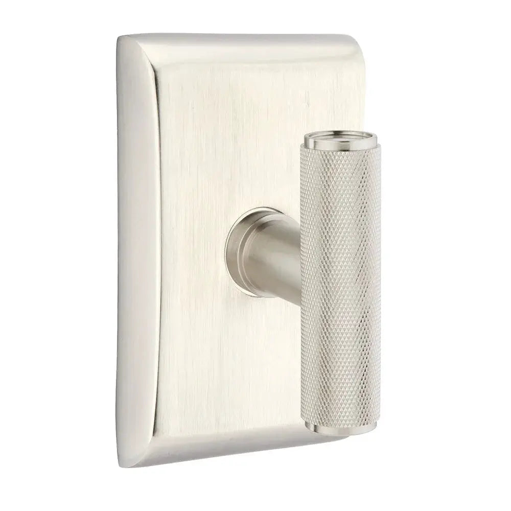 Emtek Ace Knurled Knob with Neos Rosette by Emtek