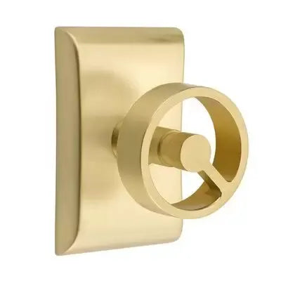 Emtek Spoke Knob with Neos Rosette by Emtek