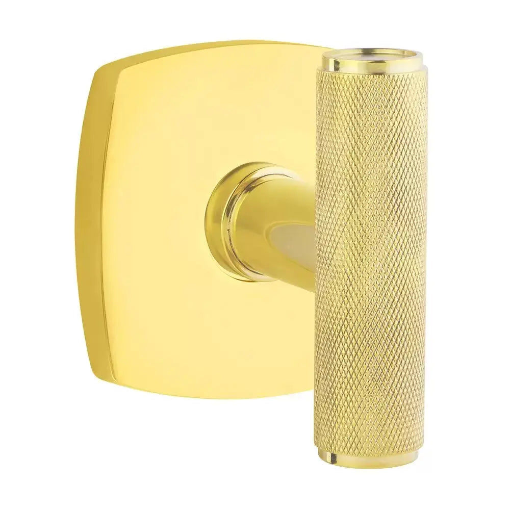 Emtek Ace Knurled Knob with Urban Modern Rosette by Emtek