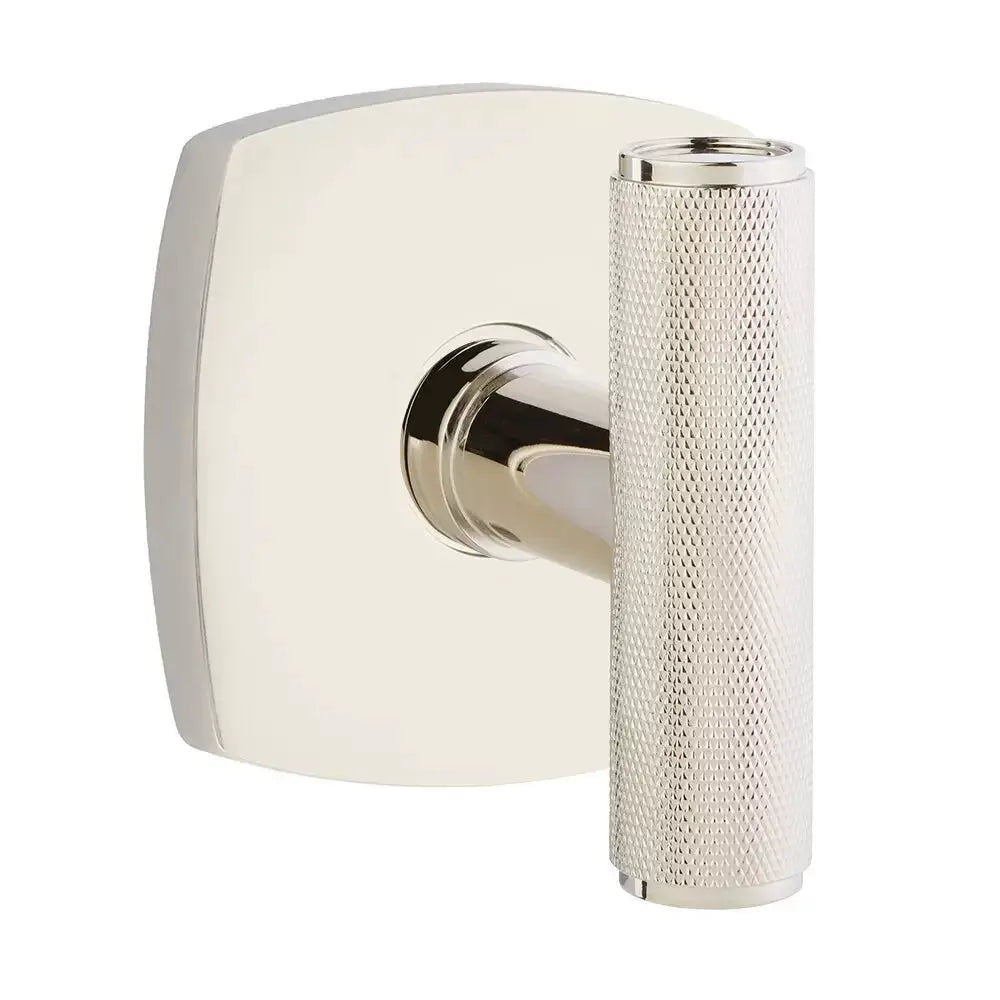 Emtek Ace Knurled Knob with Urban Modern Rosette by Emtek