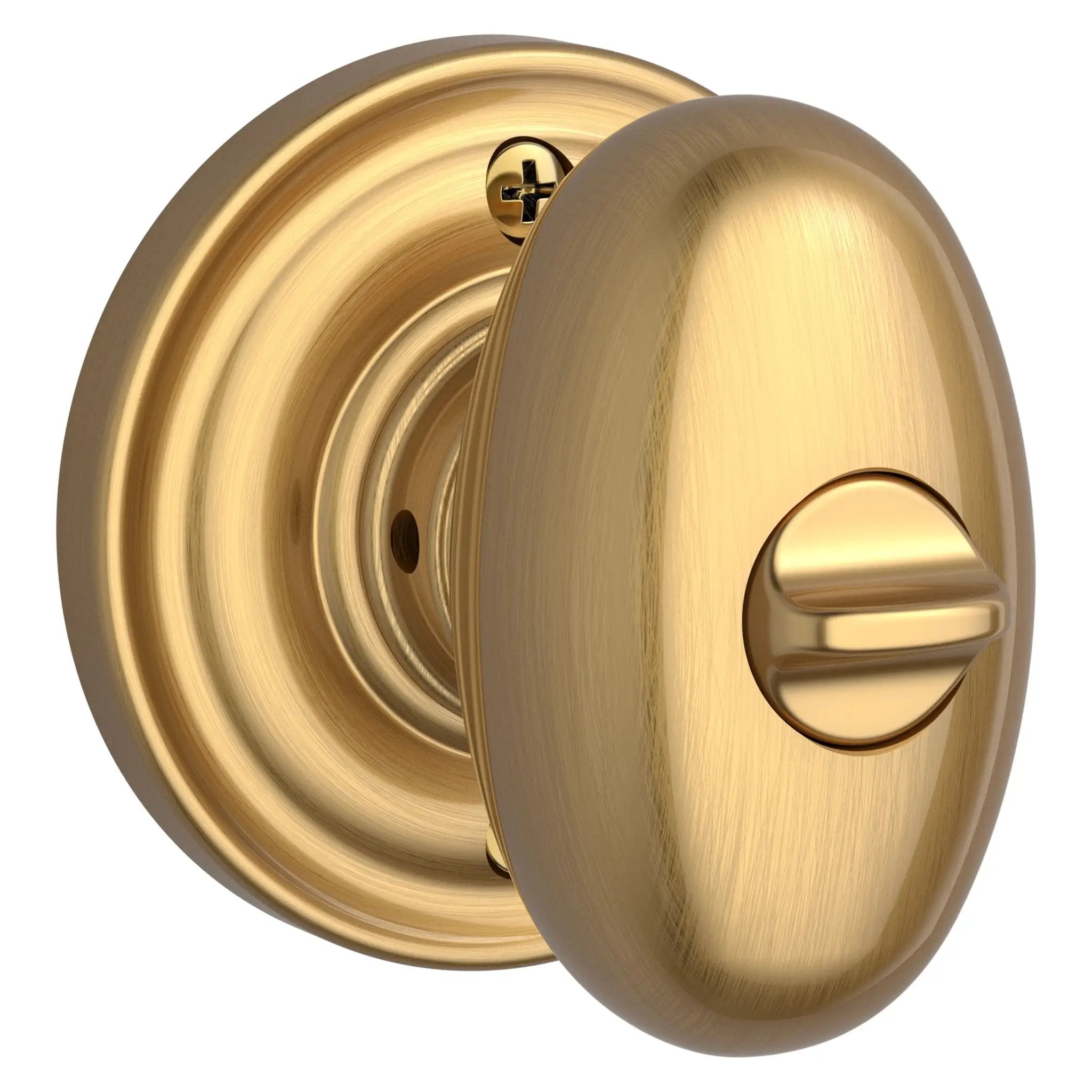 Baldwin Reserve Ellipse Knob and Traditional Round Rose by Baldwin