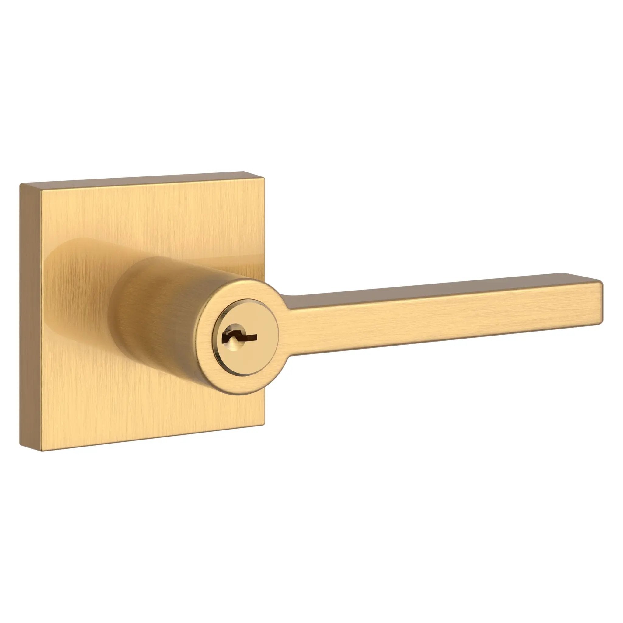 Baldwin Reserve Square Lever and Contemporary Square Rose by Baldwin