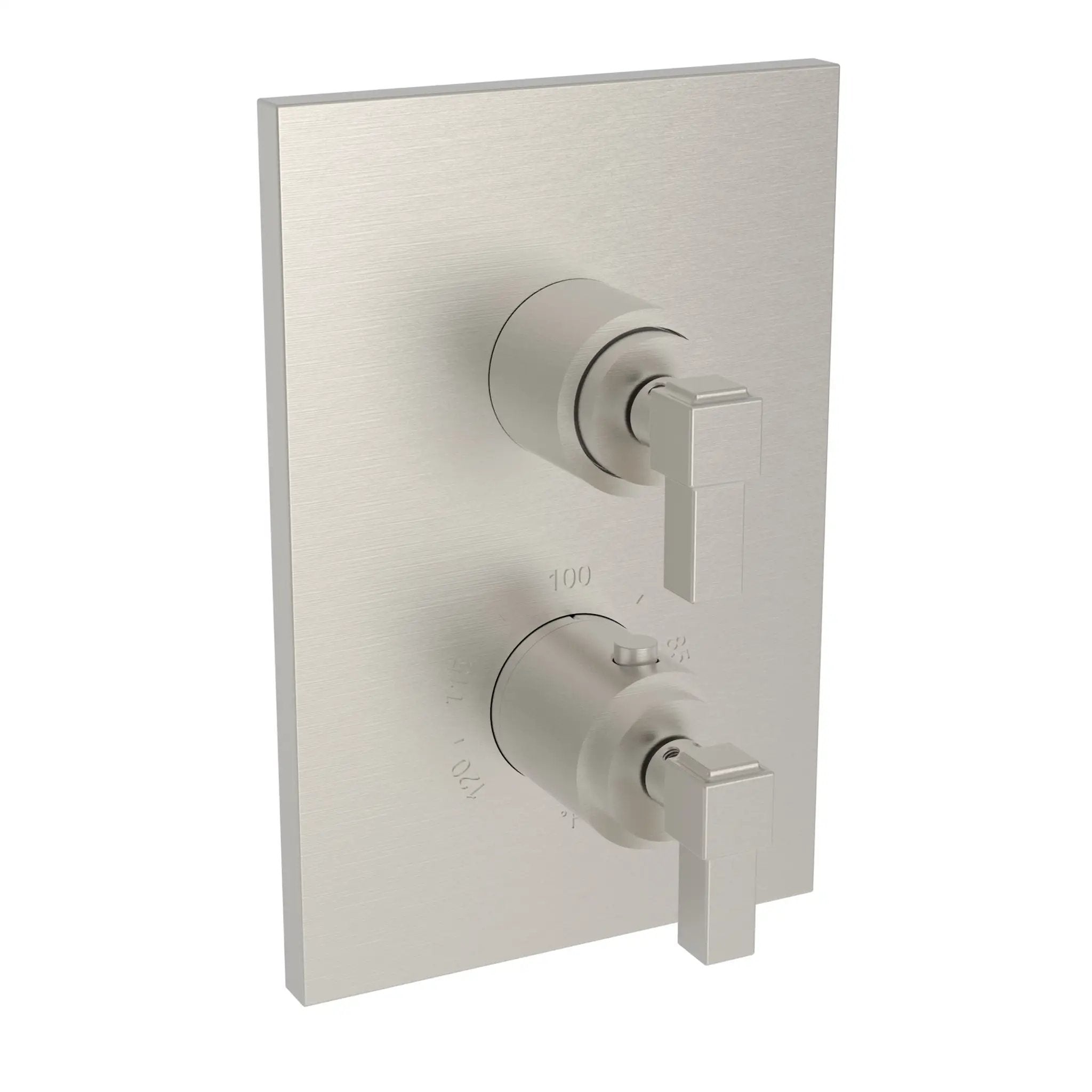 Newport Brass Malvina 1/2" Square Thermostatic Trim Plate with Handle by Newport Brass