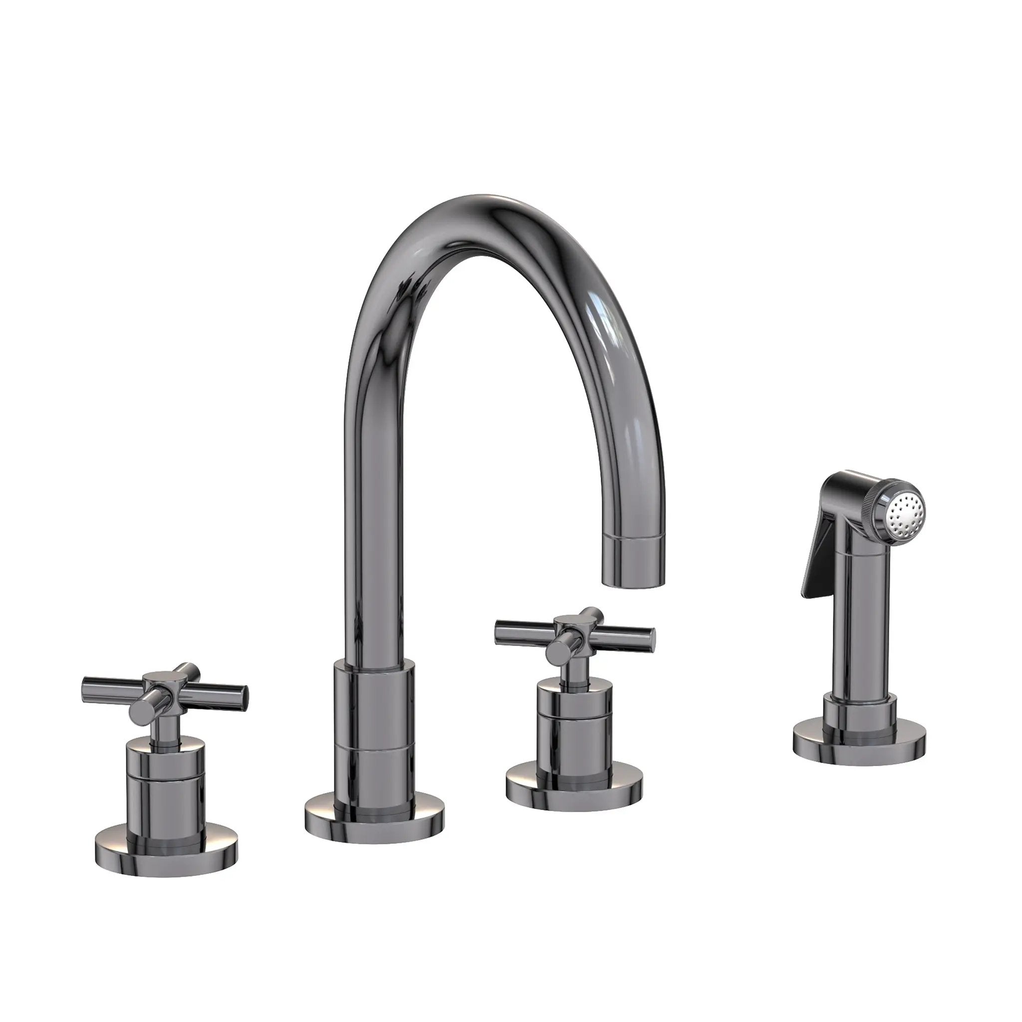 Newport Brass East Linear Kitchen Faucet with Side Spray by Newport Brass