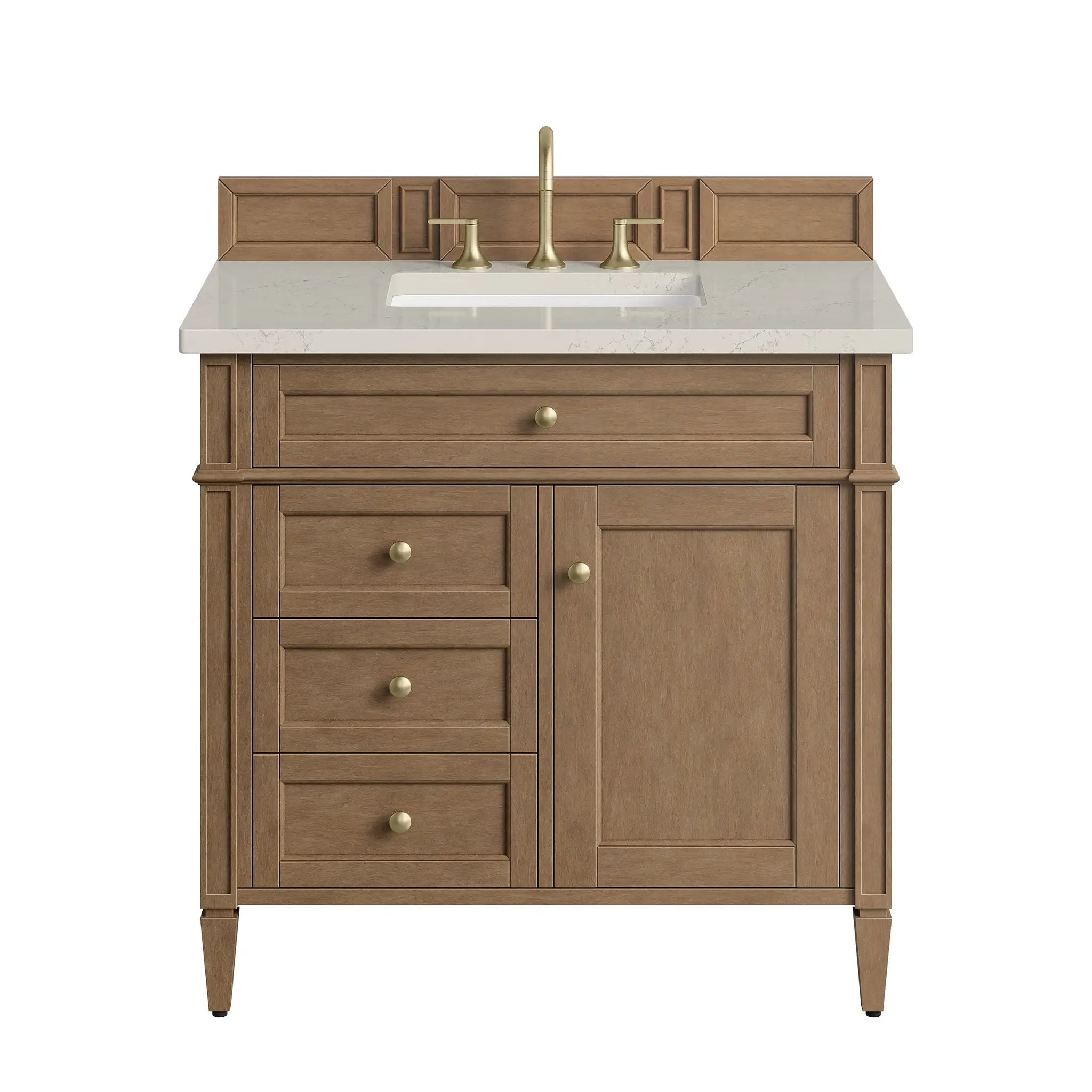 James Martin Brittany 36" Single Vanity Set - Pecan by James Martin Vanities