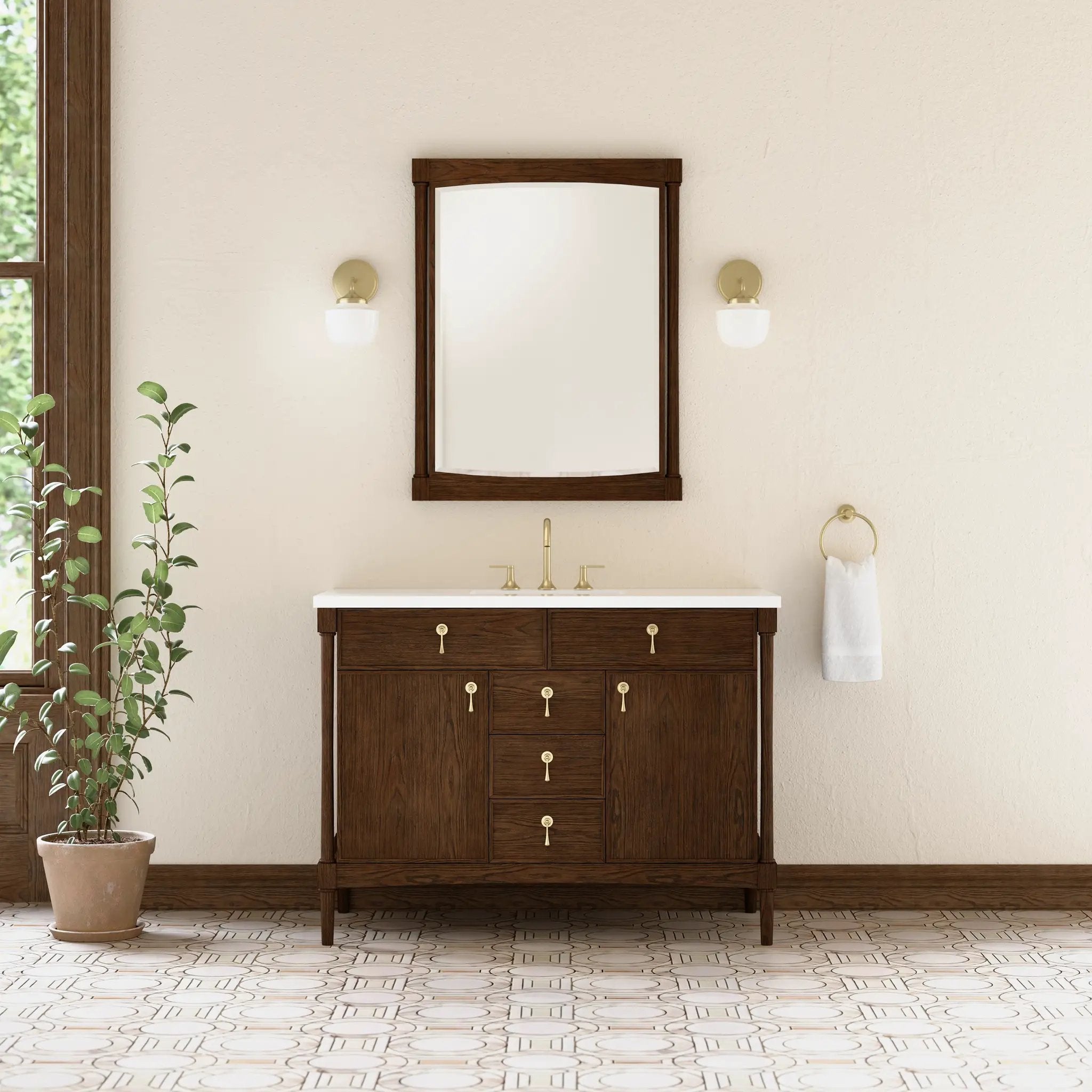 sable oak mirror