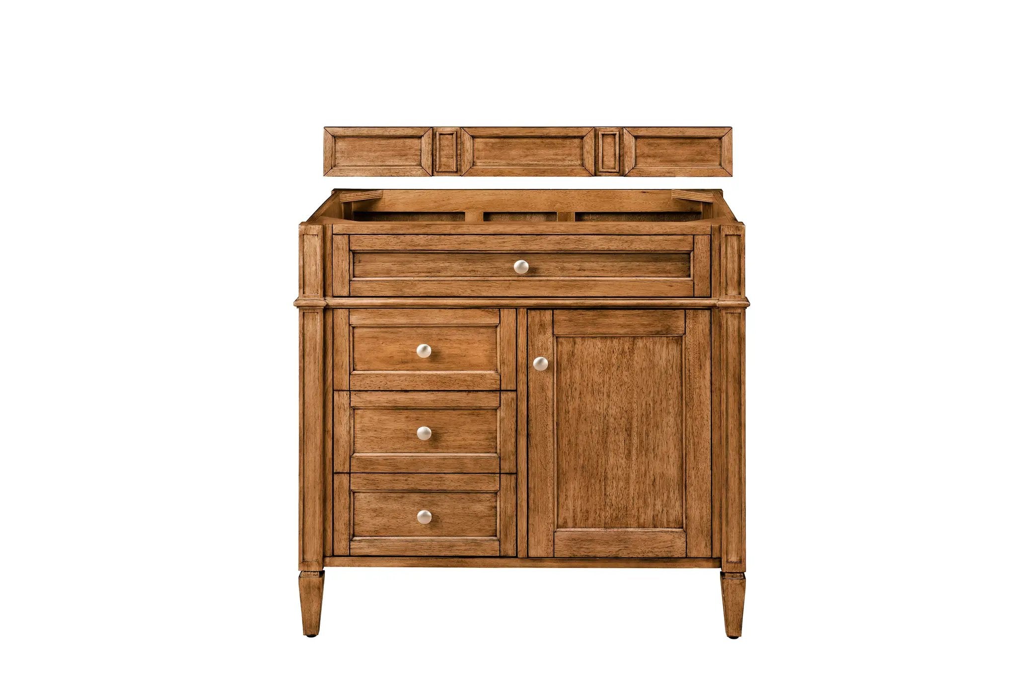 saddle brown vanity