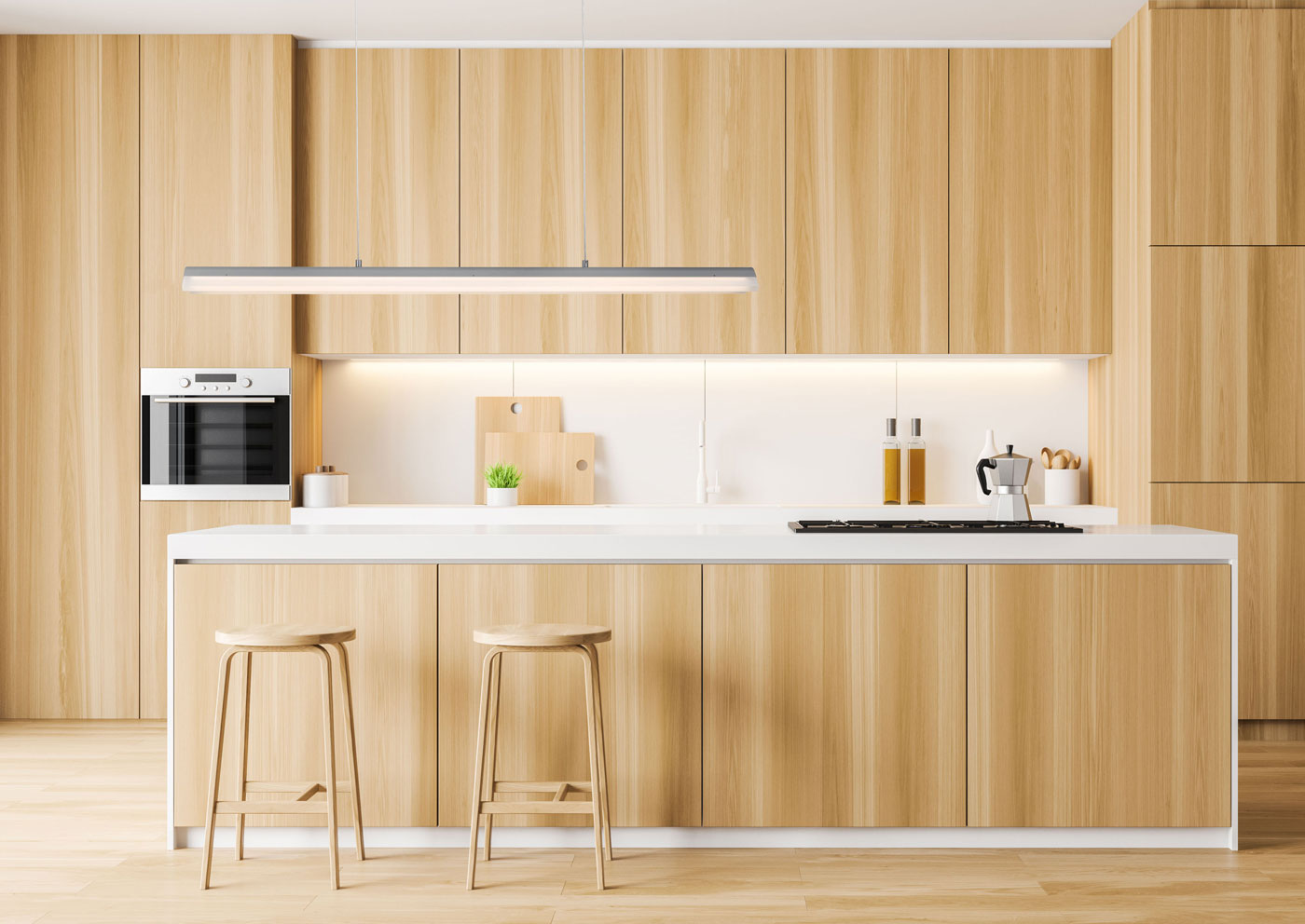 brushed aluminum light