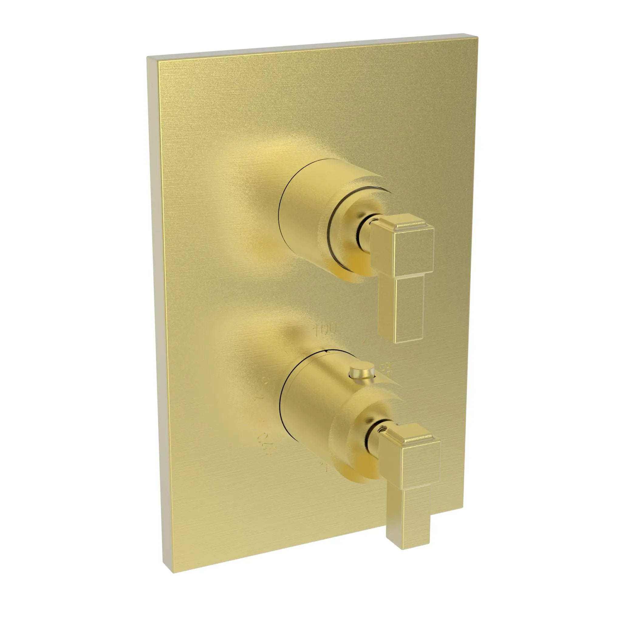 Newport Brass Malvina 1/2" Square Thermostatic Trim Plate with Handle by Newport Brass