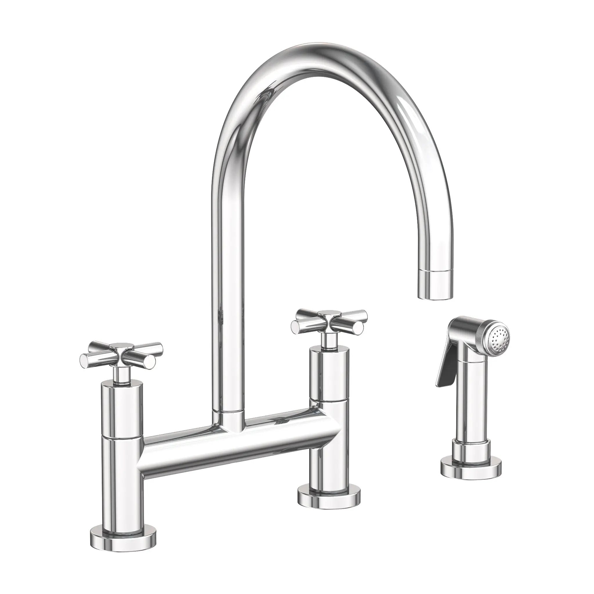 Polished Chrome  Bridge Faucet