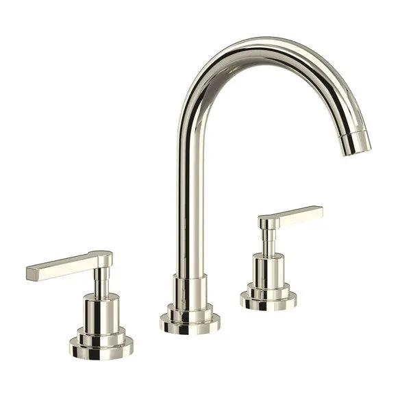 Rohl Lombardia Widespread Lavatory Faucet with C-Spout by Rohl