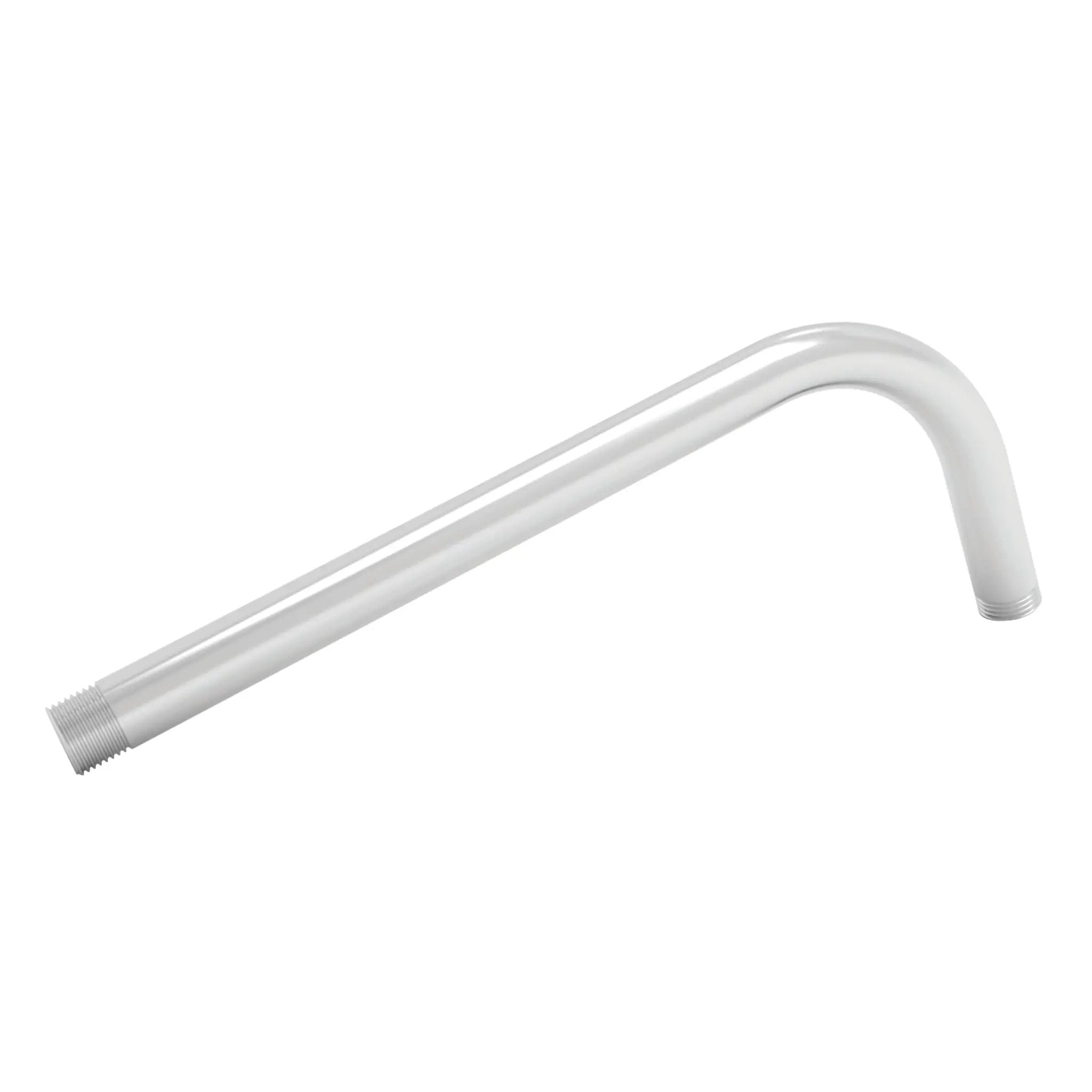 polished chrome shower arm